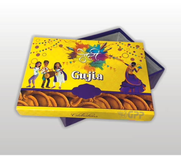 Folding Sweet Box - 3 Line